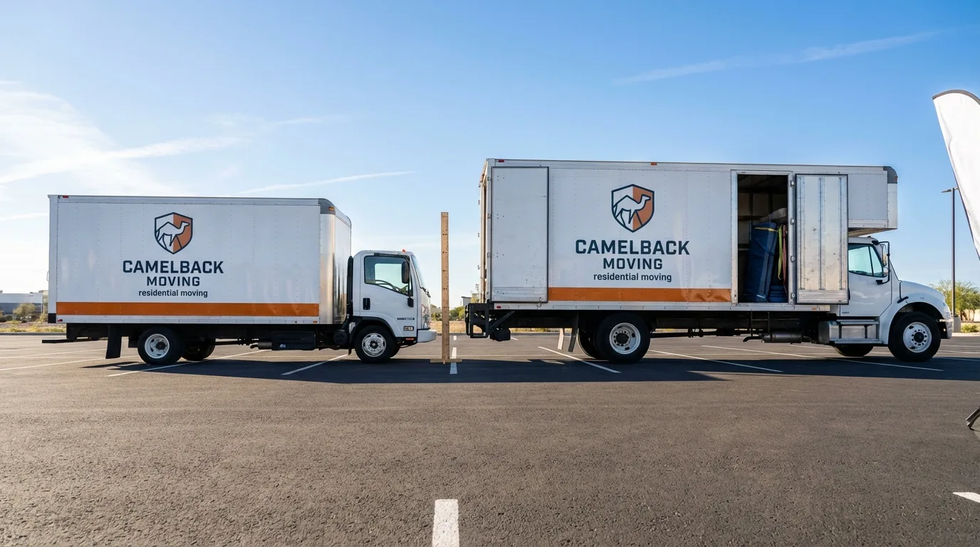 Moving truck size capacity guide in Sharpsburg